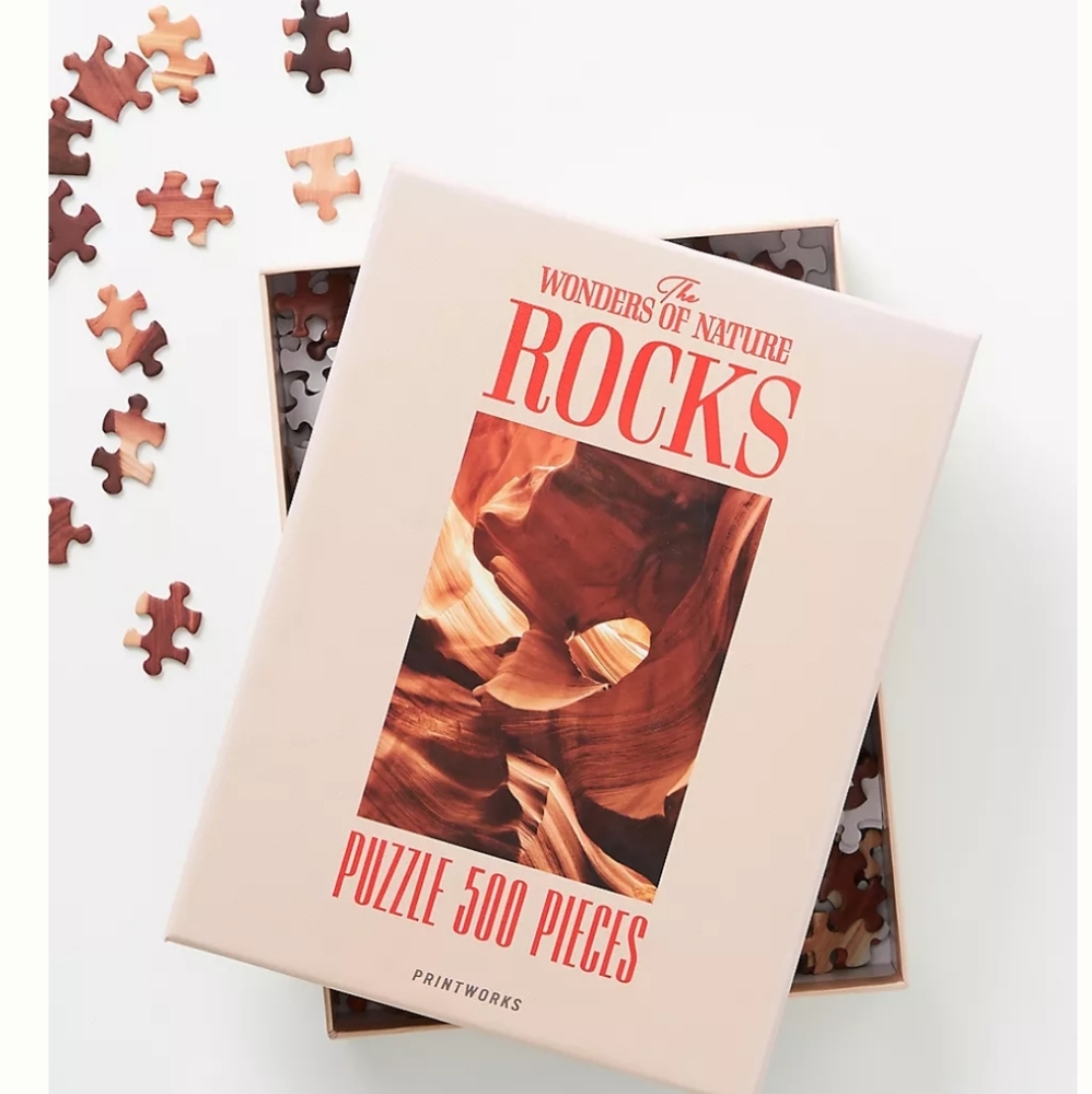 Anthropologie/ Printworks Canyon Rocks Puzzle - 500 piece